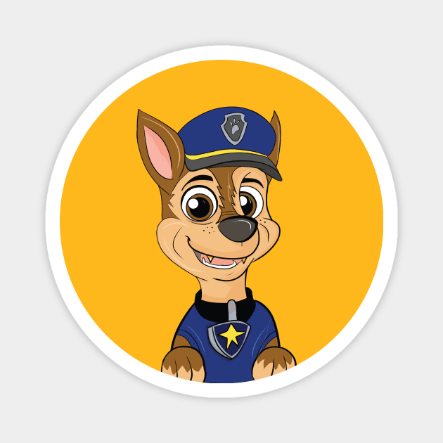 CHASE PAW PATROL Magnet by MmzArtwork